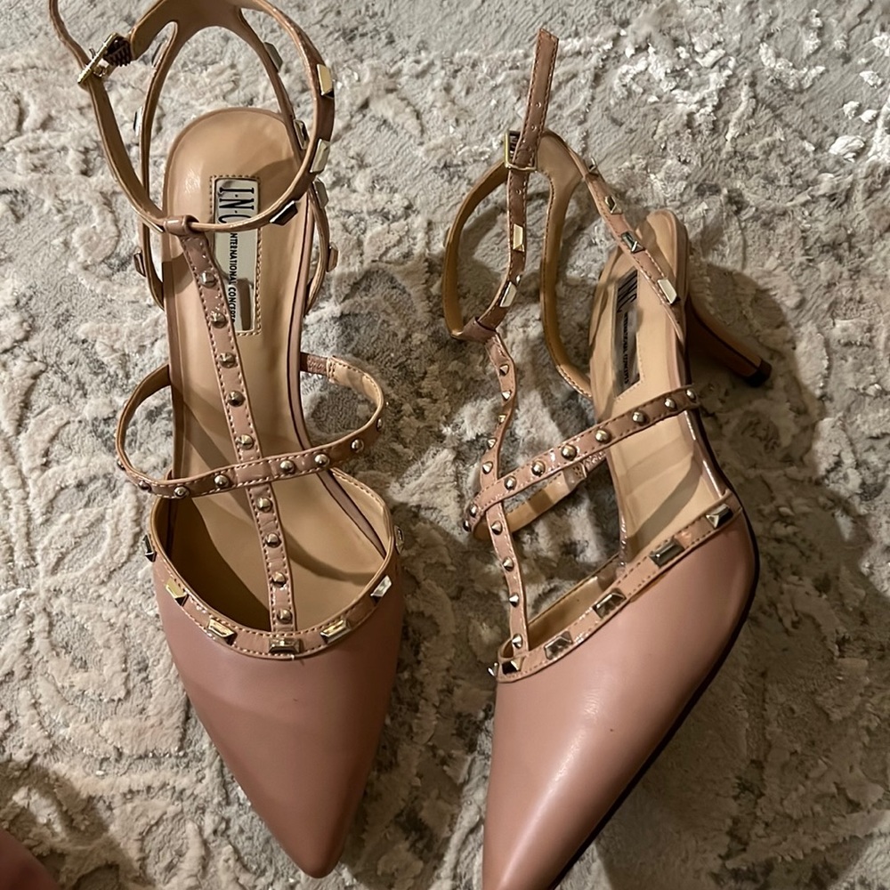I.N.C nude shoes size 9.5 worn once!